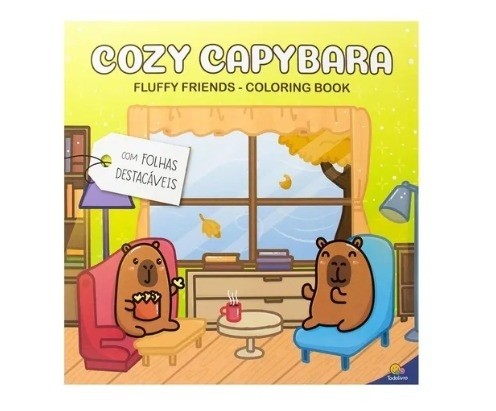 FLUFFY FRIENDS COLORIR COZY CAPYVARA