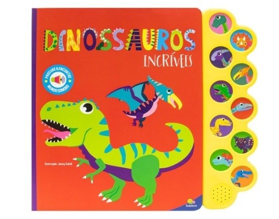 Livro Mundo Sonoro Dinossauros Selvagens