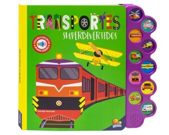 Livro Mundo Sonoro Transportes Superdivertidos