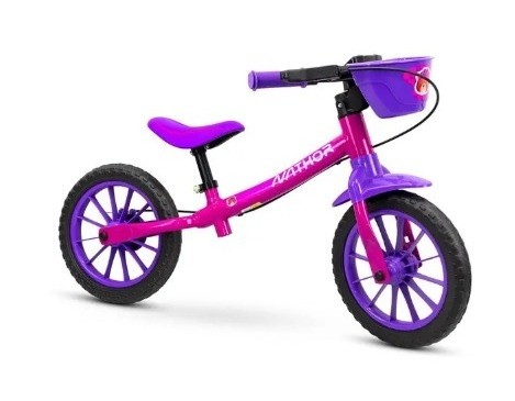 Bicicleta Balance Bike Nathor Feminina 03