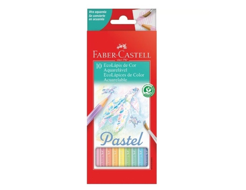 Lapis Cor Faber Aquarelavel 10 lap Pastel