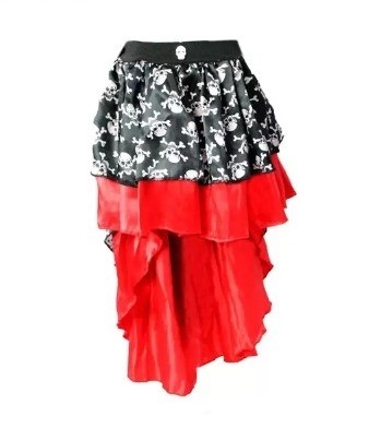 Fantasia Masquerade TUTU Pirata Caveira