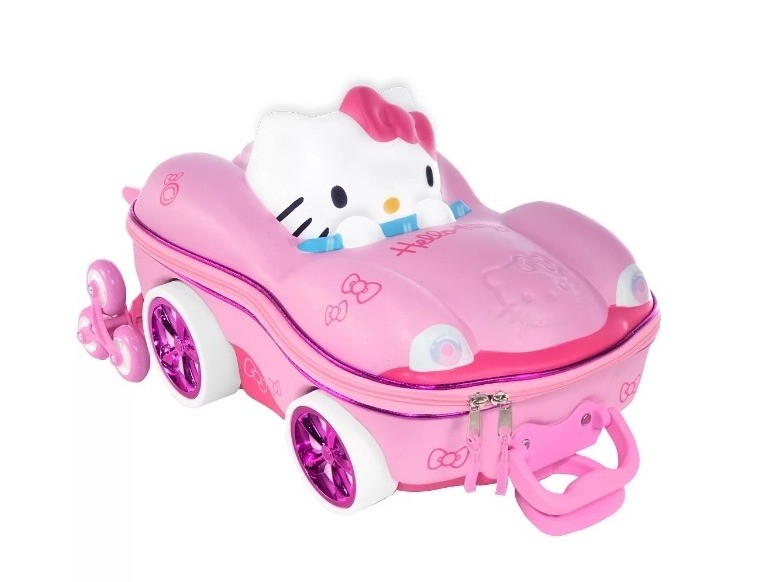 Mochila RD Diplomata Hello Kitty Carro