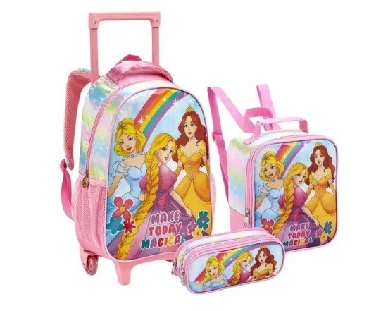 Kit Mochila RD Seanite Princesas MR42155