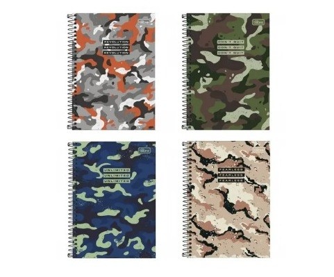 Caderno Tilibra C/D Esp Hide 80fls