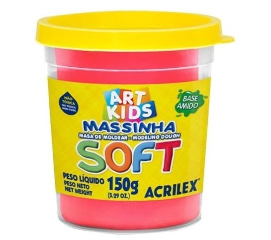 Massa Modelar Acrilex Soft 150g Vm