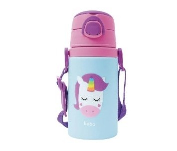 Garrafa Aluminio Animal Fun Unicornio Buba 450ml