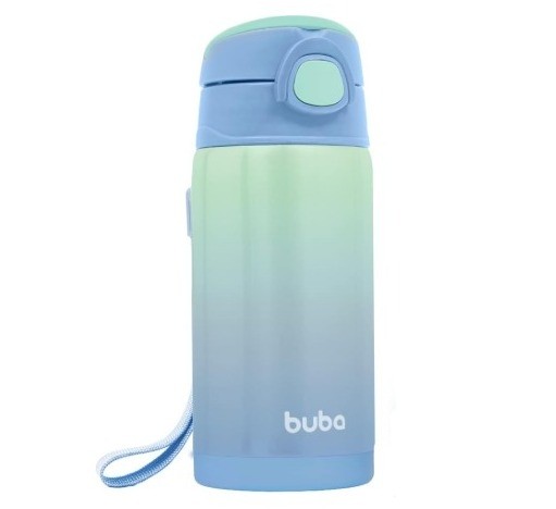 Garrafa Canudo Buba Degrade Az