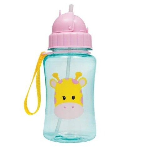 Garrafinha c/ Canudo Animal Fun Girafa Buba