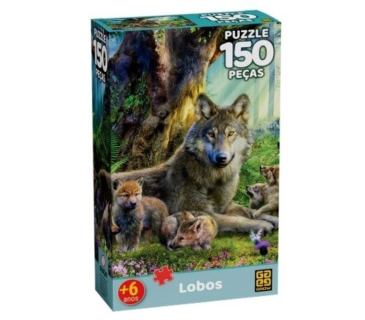 Quebra Cabeca Lobos 150pcs