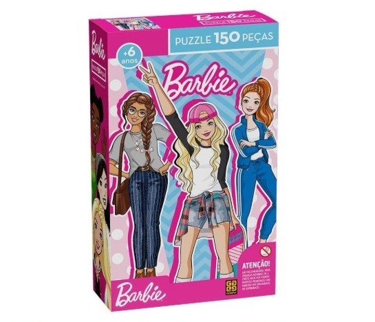 Quebra Cabeca Barbie 150pcs