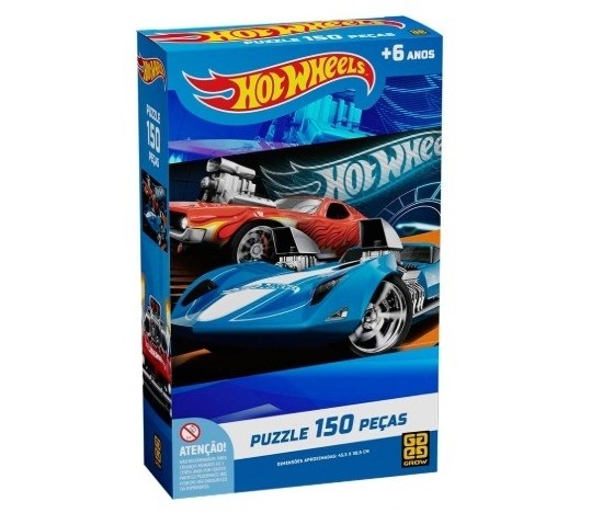 Quebra Cabeca  Hotwheels 150Pcs