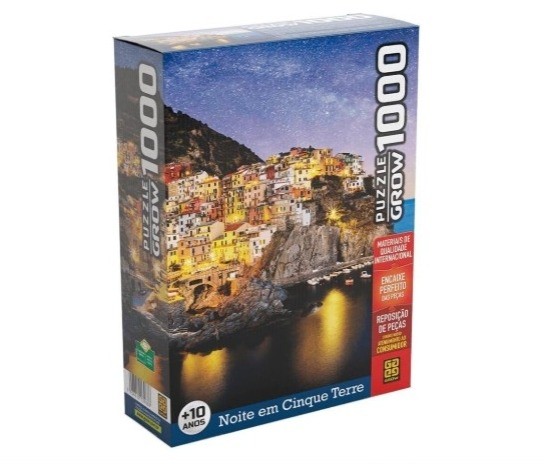 Quebra Cabeca Noite em Cinque Terre 1000 pcs