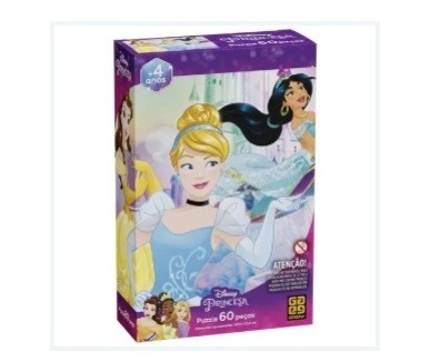 Quebra Cabeca Princesas 60pcs