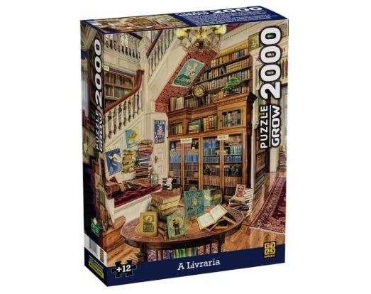 Quebra Cabeca A Livraria 2000Pcs
