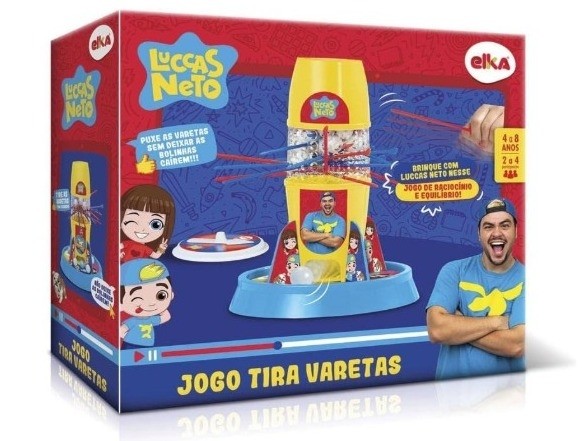 Jogo Tira Varetas Lucas Neto Elka Ref 1114