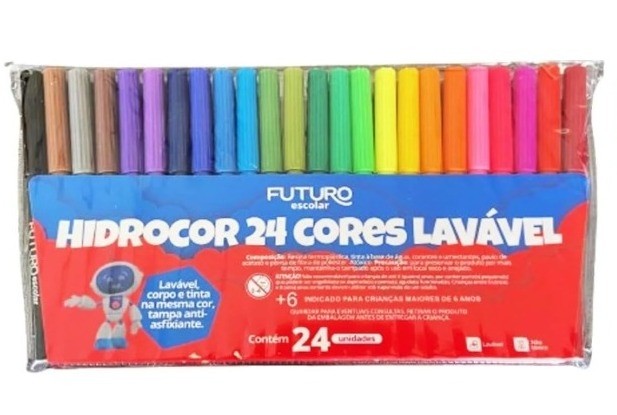Caneta Hidrog Futuro C/24