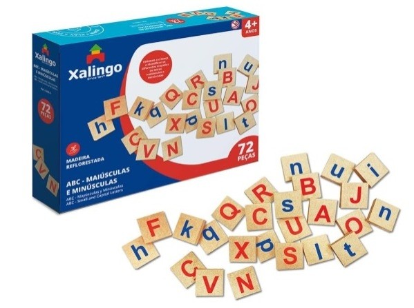 ABC Montando Palavras Xalingo 72pcs