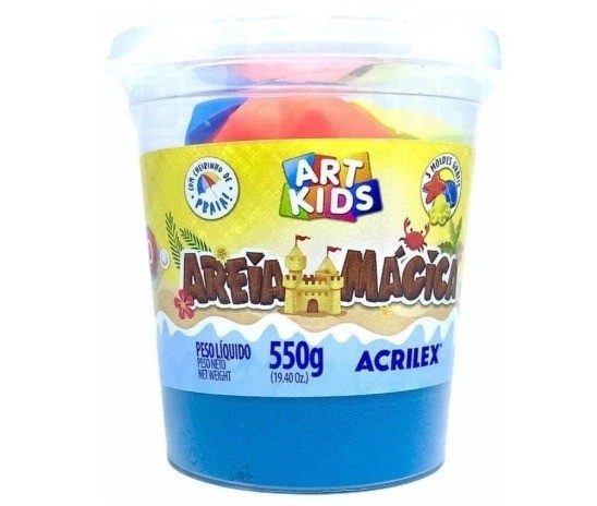 Areia Magica Acrilex 550gr Az