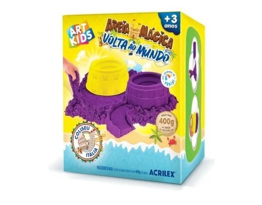 Areia Magica Acrilex Coliseu 400g