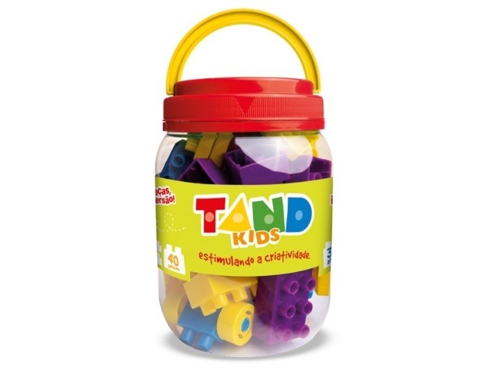 Bloco de Montar Tand Kids 40Pcs Toyster 1940