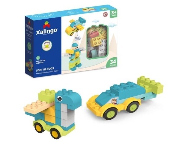 Blocos Soft Xalingo 34pcs