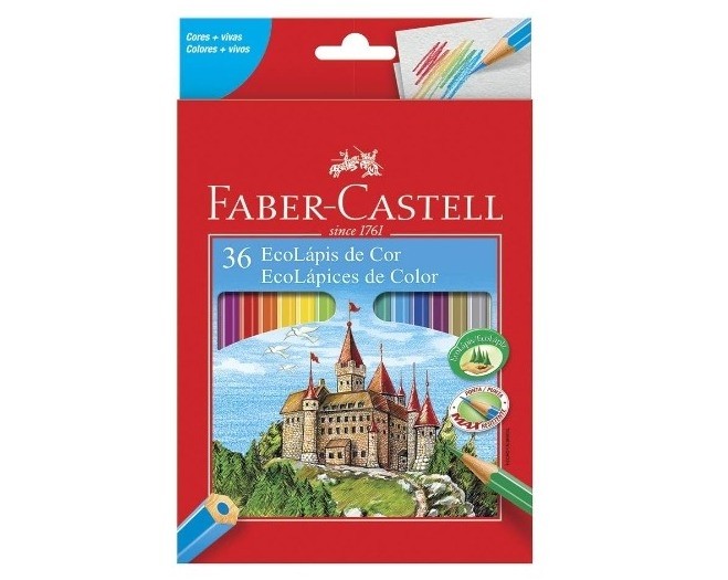 Lapis Cor Faber Linha Vermelha 36 láp