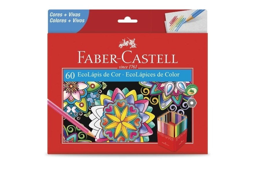Lapis Cor Faber Linha Vermelha 60 láp