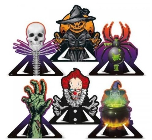 Decoracao Regina Halloween de Mesa c/6