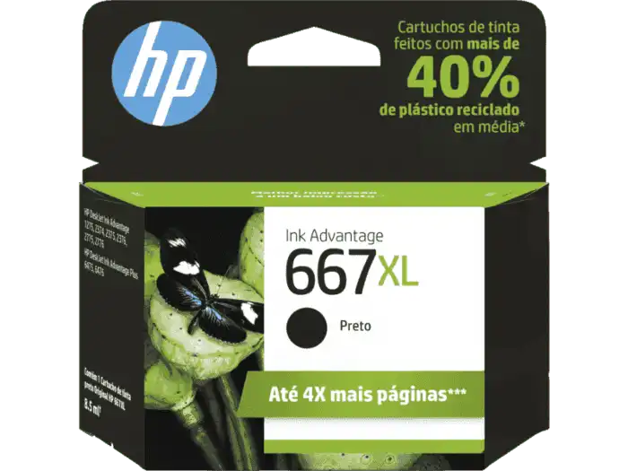  CARTUCHO HP 667 XL PRETO