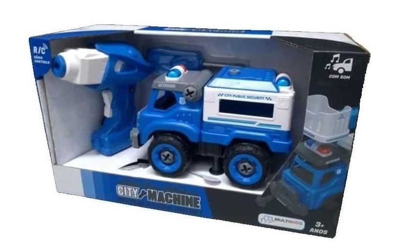 City Machine Caminhao Transporte Policial MultiKids BR1084