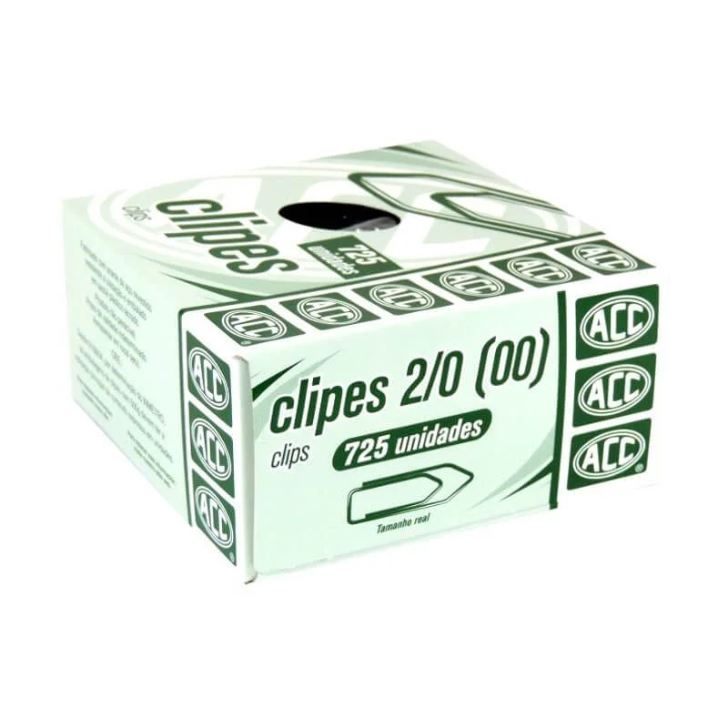 Clipes ACC 2/0 Niq c/ 725un