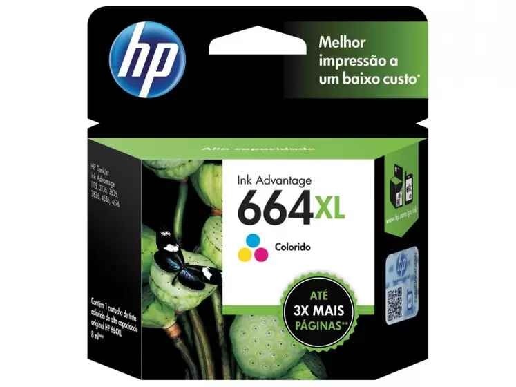 CARTUCHO HP 664 XL COLORIDO