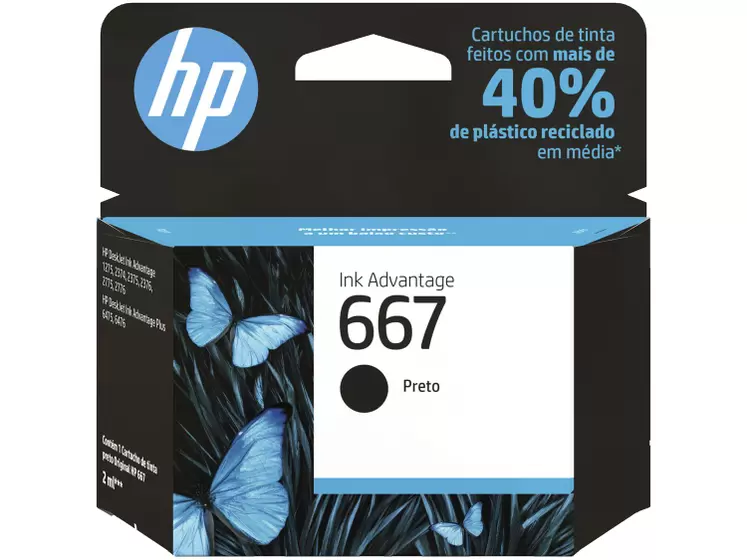 CARTUCHO HP 667 PRETO