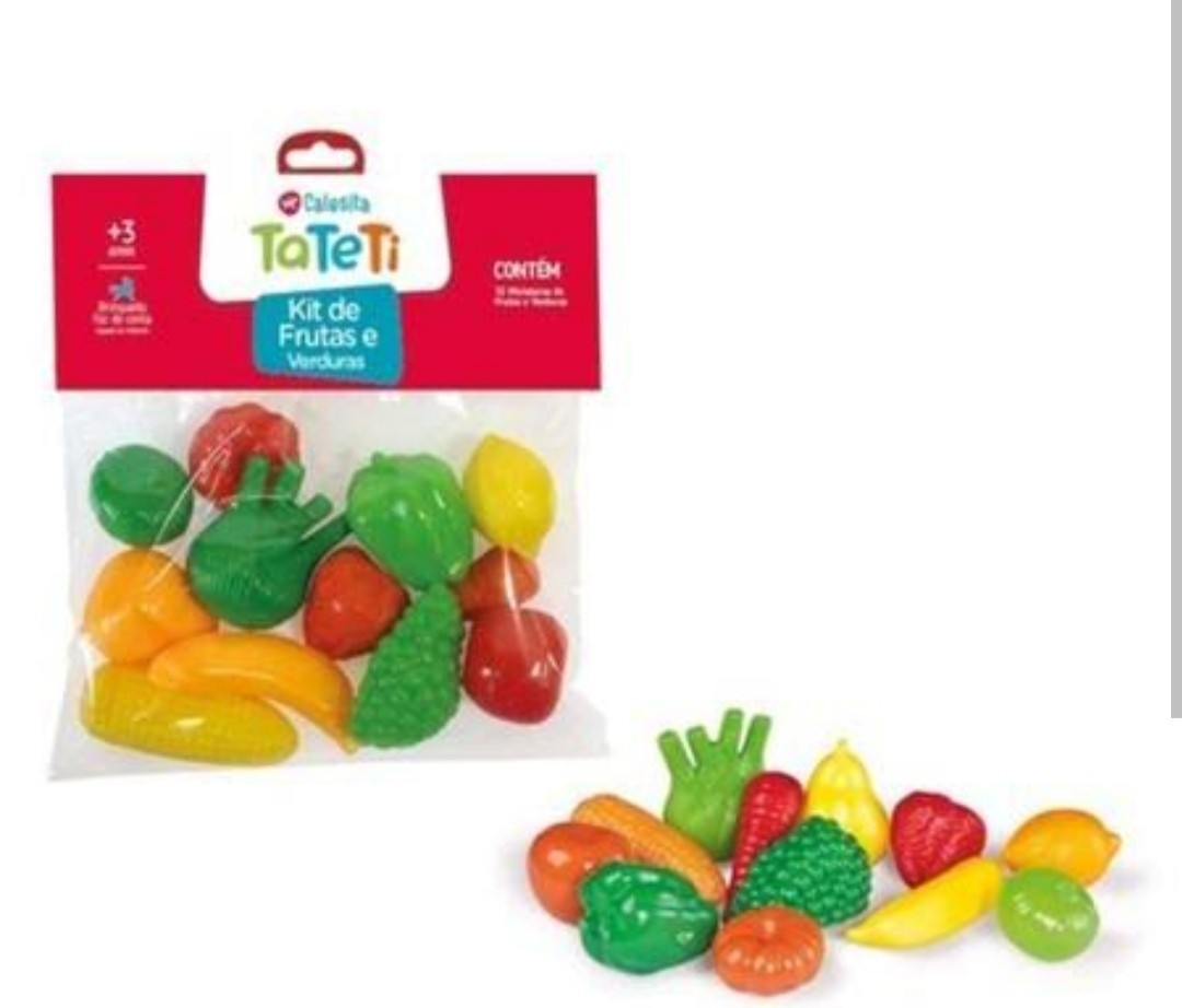 KIT FRUTAS E VERDURA CALESITA REF 209