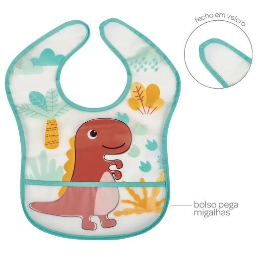 Babador com Bolso Dino Buba