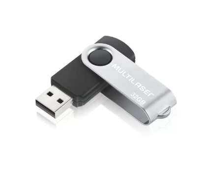 Pendrive Multilaser 32GB Pt PD589